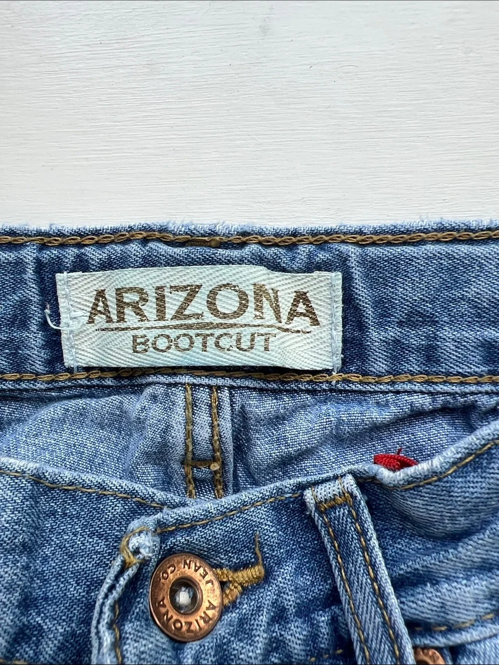 Arizona Jean Company Classic Straight Blue Denim Jeans